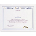 2 Colors Certificate (Foil Embossed, 2 Positions Registered)